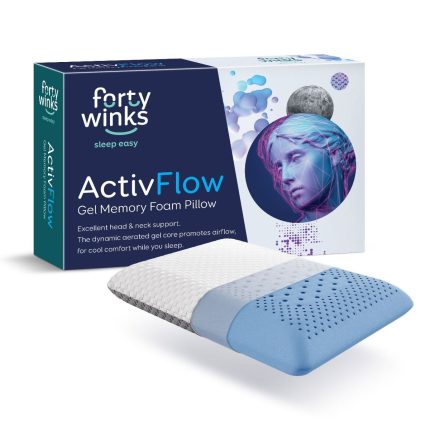 Forty Winks ActivFlow Gel Memory Foam Pillow