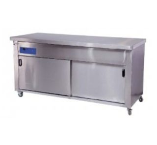 Neutral Service Counter 1700mm X 700mm X 900mm - With *Hot* Doors