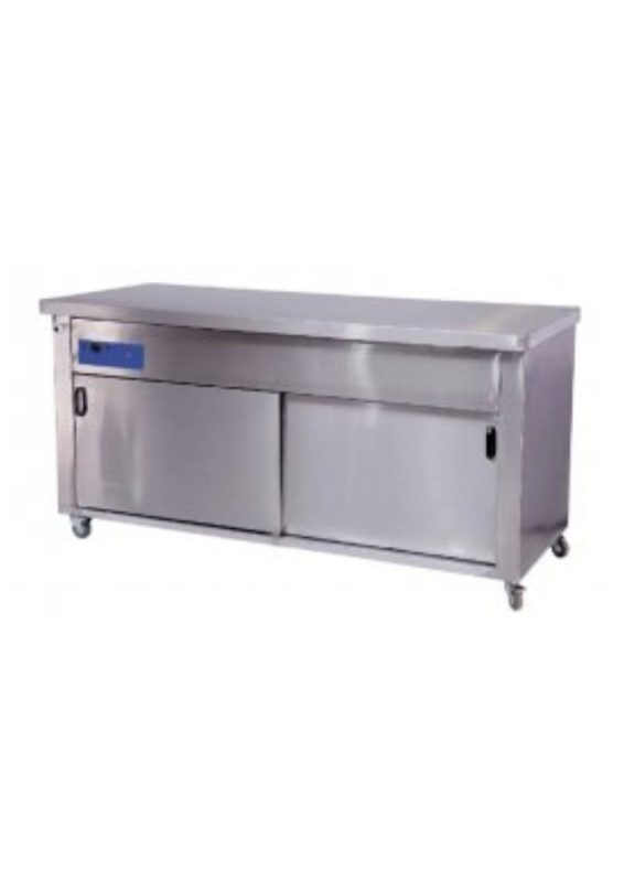 Neutral Service Counter 1700mm X 700mm X 900mm - With *Hot* Doors