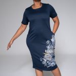 Plus Size Front Print Tunic