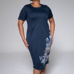 Plus Size Front Print Tunic