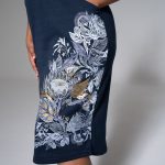 Plus Size Front Print Tunic