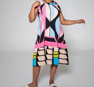 Printed Tiered Tunic