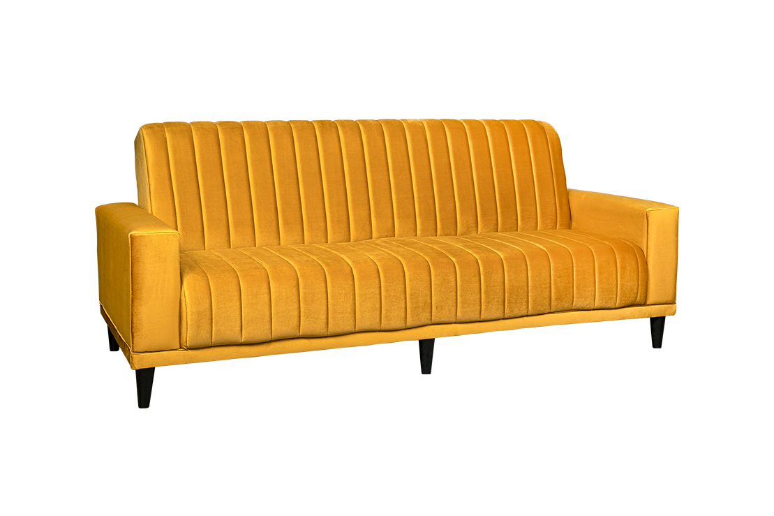Retro Sleeper Couch - Mustard Retro Sleeper Couch - Mustard