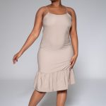 Stone Strappy Tiered Dress